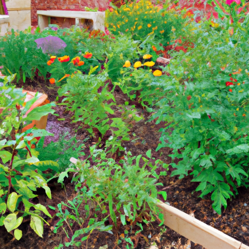 A raised garden bed.