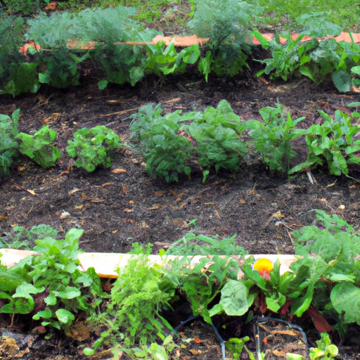 A raised garden bed.