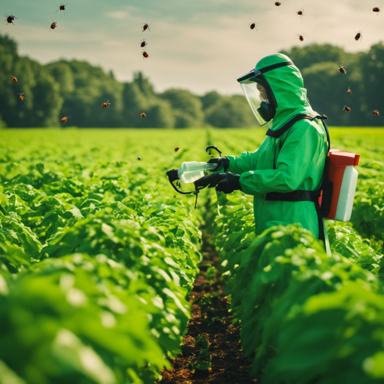 An image of a lush green field with rows of vibrant crops