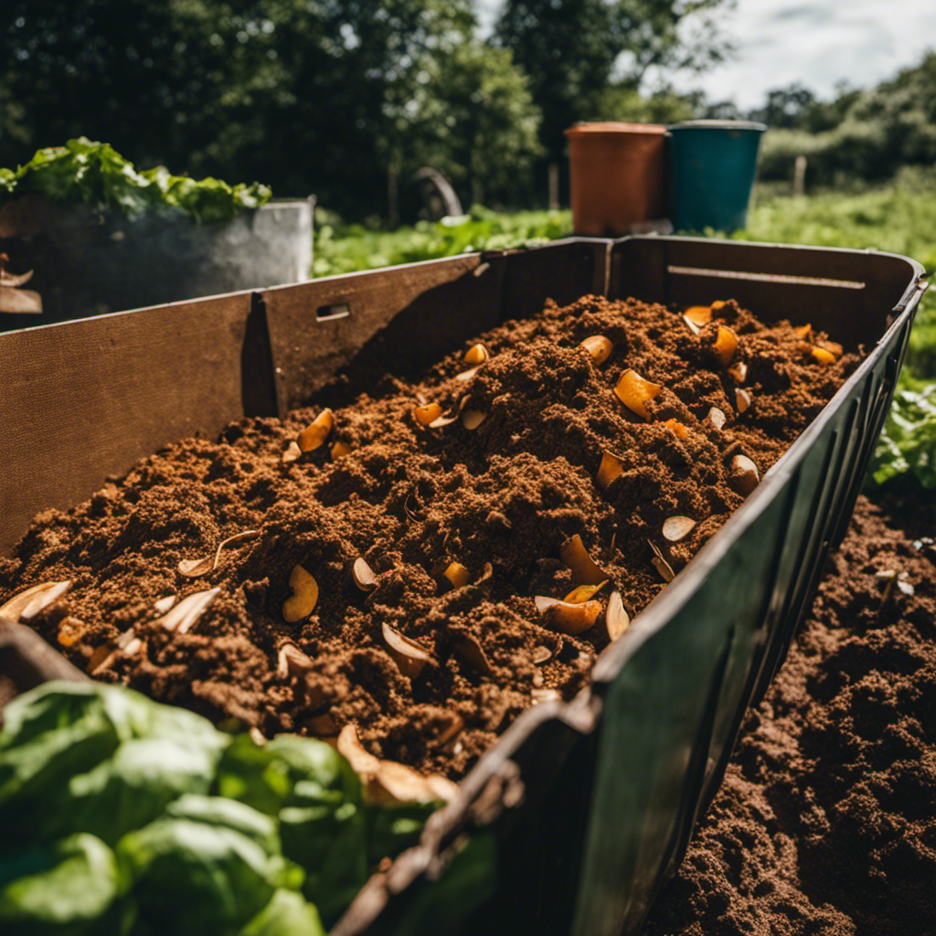 An image showcasing the process of Bokashi Composting on an organic farm