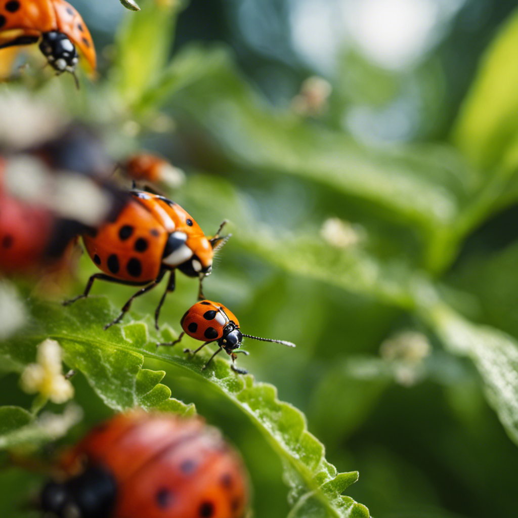 An image capturing a lush garden scene with vibrant, healthy plants