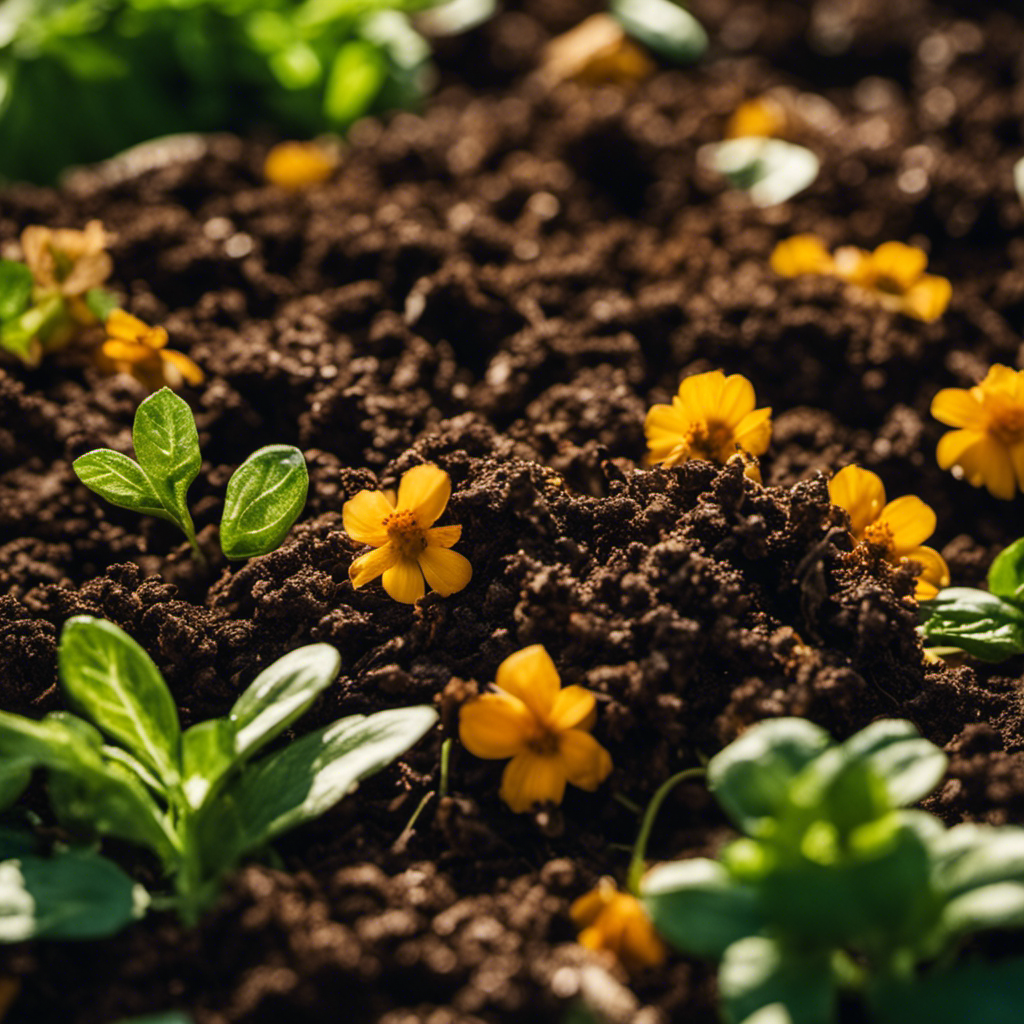 An image showcasing various composting methods, such as traditional bin composting, worm composting, and trench composting