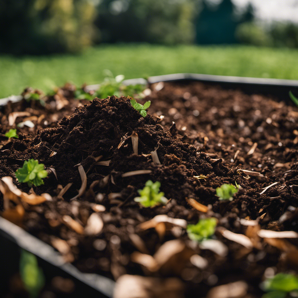 An image capturing the synergy of mulching and composting in organic farming