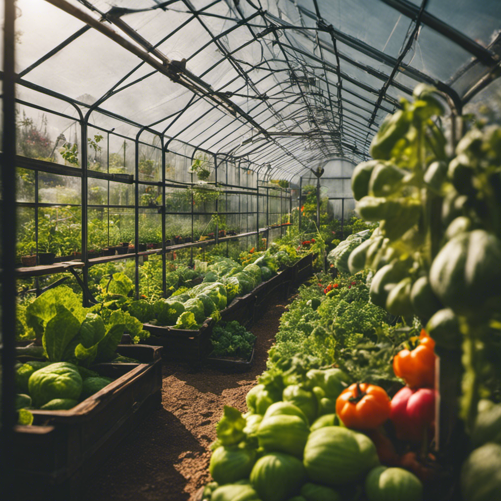 An image showcasing physical barriers for protecting edible gardens from pests