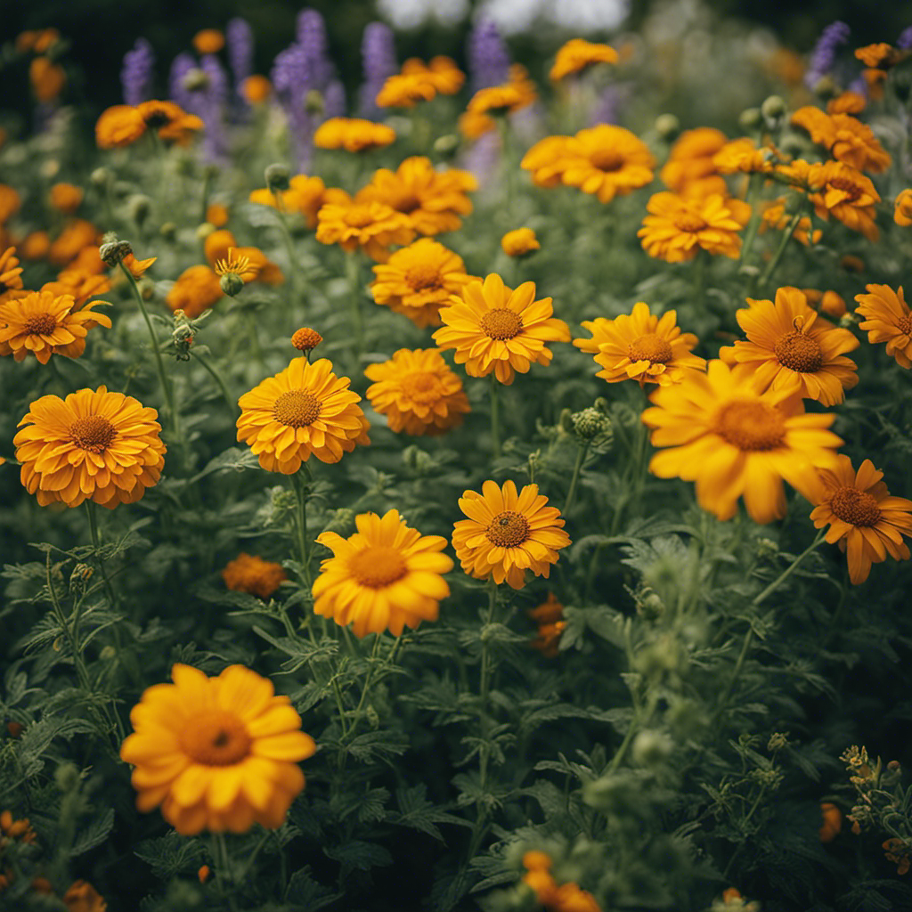 An image showcasing a lush garden with a variety of plants intertwined harmoniously