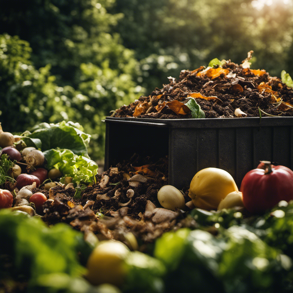 An image capturing the essence of aerobic composting in organic agriculture