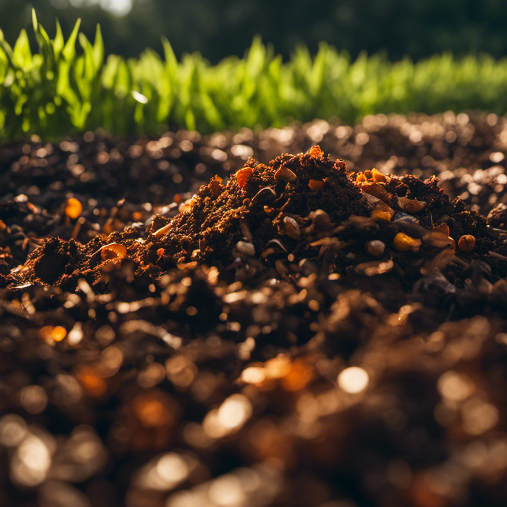 An image showcasing the process of hot composting in organic agriculture