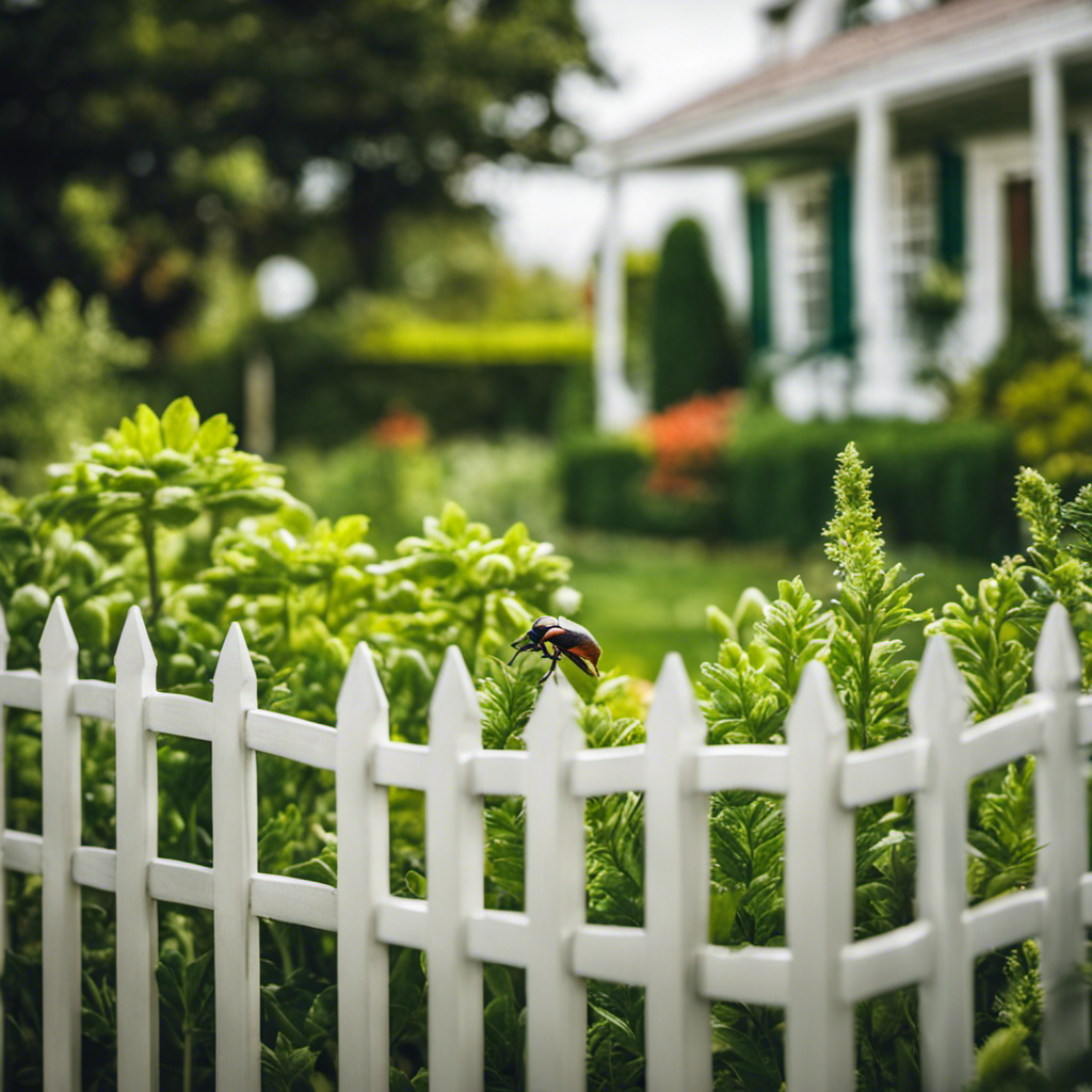 An image showcasing the effectiveness of physical barriers in green pest control