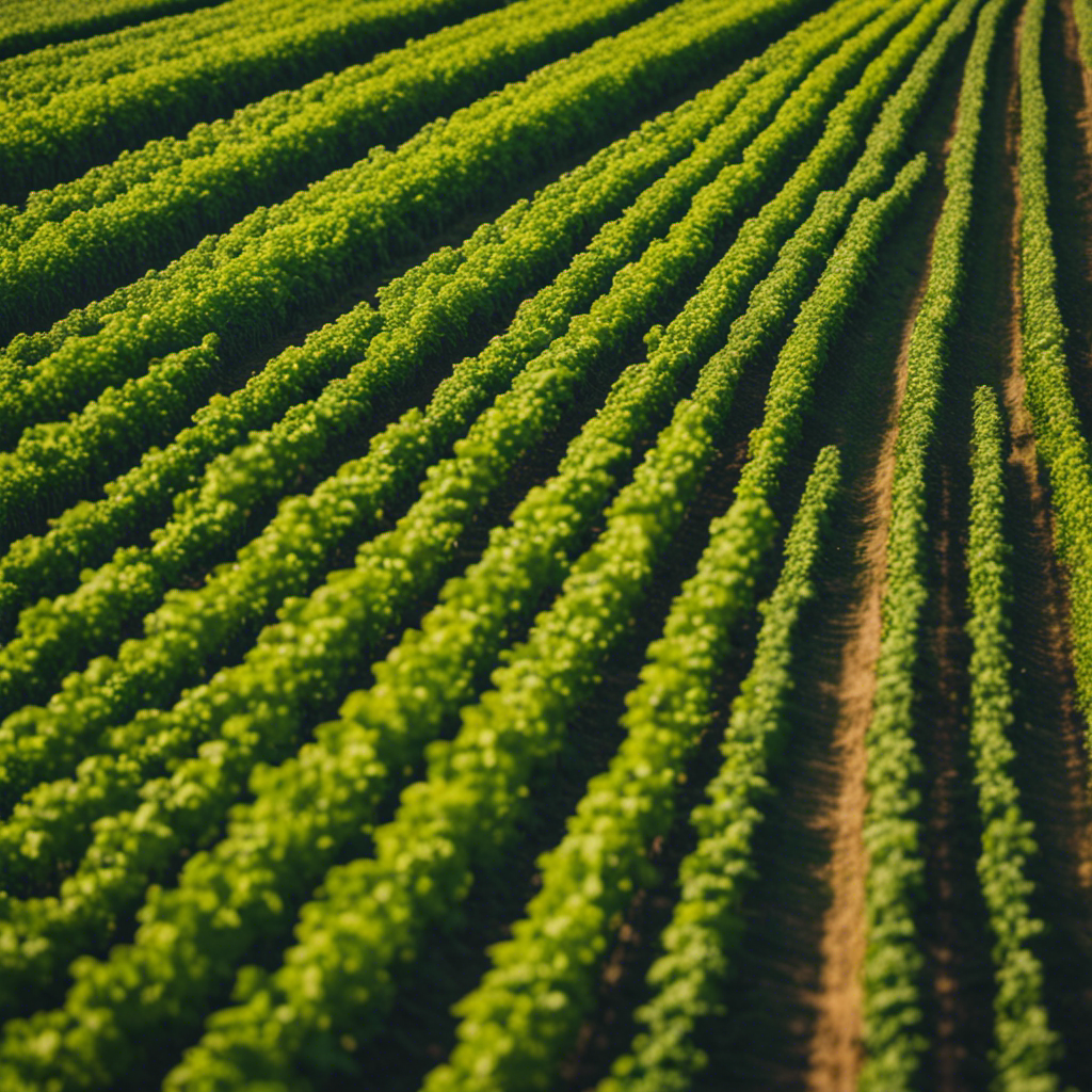 An image showcasing the process of crop rotation for pest-free harvests