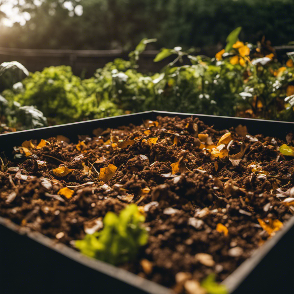 An image showcasing the process of sheet composting